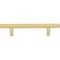 Elements 96 mm Center-to-Center Brushed Gold Naples Cabinet Bar Pull 156BG - alternate 2